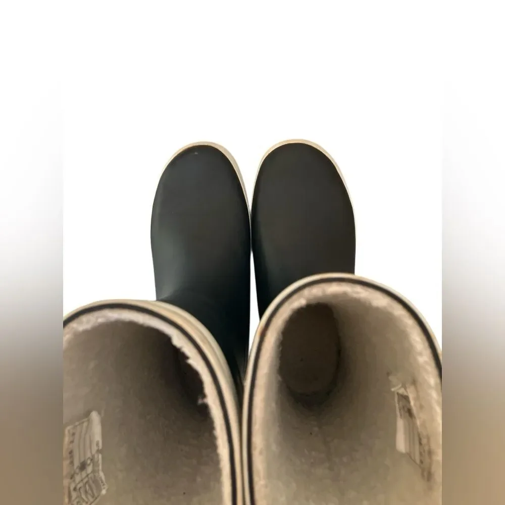 Aigle Malouine 2 Rain Boots Size 5.5 Sailing Beach Waterproof Lined